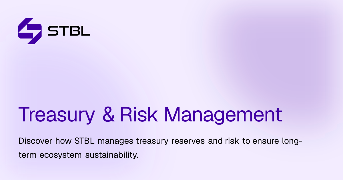 Treasury & Risk Management | STBL Docs